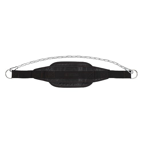 Weighted Dip Belt With Thickened Chain Strength Training for Pull Up Weightlifting Powerlifting Durable Nylon Material Adjustable Chain for Strength Training and Muscle Building