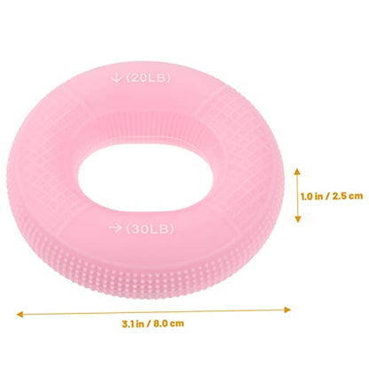 Finger Extension Exerciser Hand Grip Ring for Muscle Strengthening Silicone Fitness Training Tool Hand Grip Strengthener for Tennis Climbing Guitar Player