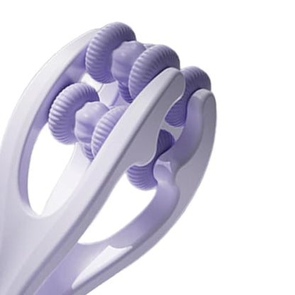 Finger Massager, Double Rollers Hand Massager, Hand Joint Roller for Stiffness Training Finger, Violet - color: Violet