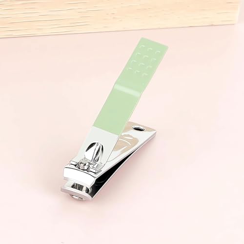 Manicure Set Nail Clipper Set, 7 Pcs Matcha Green Professional Manicure Pedicure Set, Nail Care Kit Beauty Tool, Purse Essentials Travel Nail Kit with Leather Case, Gift for Men and Women