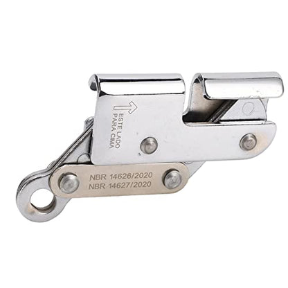 Fall Prevention Self Locking Device Built in Spring Multiple Function Rope Grab with Strong Loading Capacity Made by Alloy Steel for Rock Climbing