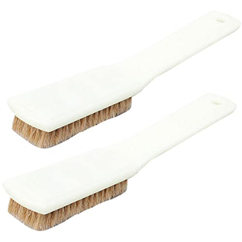 PRETYZOOM 2pcs Walnut Stone Cleaning Brush Boars Hair Brush for Climbing Sturdy Handle for Rock Climbing and Chalk Cleaning