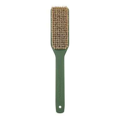 Oso Supply Co Premium Bouldering Brush – Durable Ergonomic Rock Climbing Hold Cleaner with Natural Boar’s Hair Bristles for Indoor & Outdoor Climbing Use (Green) - color: Green