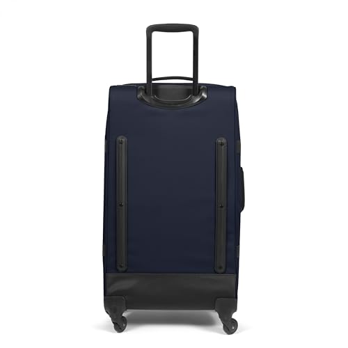 EASTPAK TRANS4 L – 80L Large Checked Luggage Bag, Two Compartments, TSA Lock, 360° Spinner Wheels, and Telescopic Handle, Ultra Marine - color: Ultra Marine, size: 80 Liter Checked Bag