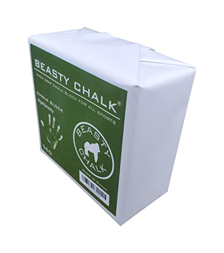 Beasty Chalk - Liquid Chalk 50 ml Pair & Chalk Block, 56 Gram - Sports Chalk Cream - Great Grip for Gymnastics, Rock Climbing, Sports, Lifting, Pull-Ups, Deadlifts, Kettlebells, Pole - Bundle