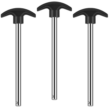 Coitak 3 Pcs Weight Stack Pin, Gym Pins for Weight Stack, Weight Lifting Pins for Universal Gym Strength Training Equipment Machine Pin Insert Accessories, 3/8" Diameter 6" Locking Space
