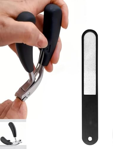 Heavy Duty Toe Nail Clippers for Men Stainless Steel Nail Cutter & File | Toenail Clippers Stainless Steel Wide Jaws Opening Ergonomic Non-Slip Long Handle Nail Clippers for Adults Seniors（Silver） - color: 2pcs-silver