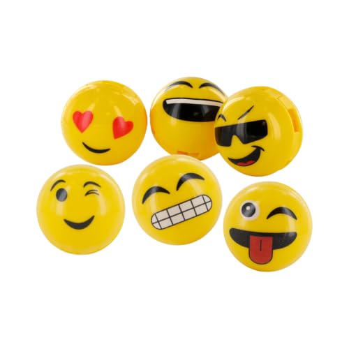 Sneaker Balls Odor-Fighting Shoe Fresheners, Eliminates Unpleasant Smells, Perfect For Sneakers, Gym Bags, Gear Bags, Drawers, Lockers, And More!, Emoji, 6 Pack - color: Faces (Fresh & Clean), style: 6 Pack