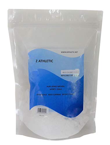 Z Athletic Chunky Chalk and Optional Refillable Chalk Ball, Packaging May Vary - style: 2oz Refillable Chalk Ball + 5oz Chalk
