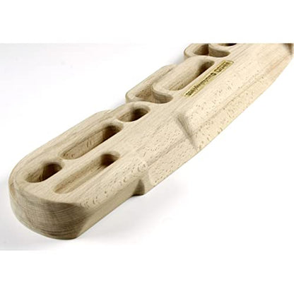 Ergo Wooden Hangboard for Climbing Training – Finger Strength & Grip Endurance Board Wall Mounted Fingerboard for Climbing, Pull-Up & Warm-Up Training
