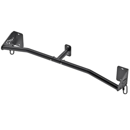 SELEWARE 32"/36" Wall Mount Pull Up Bar Joist Mount Chin Up Bar for Doorway | Heavy Duty Steel Construction Support 450 lb, w/Resistance Band Hooks, Fits 32"/36" Wall Studs for Home Gym Strength Training - size: B: 32" x 1.3" Dia Grip