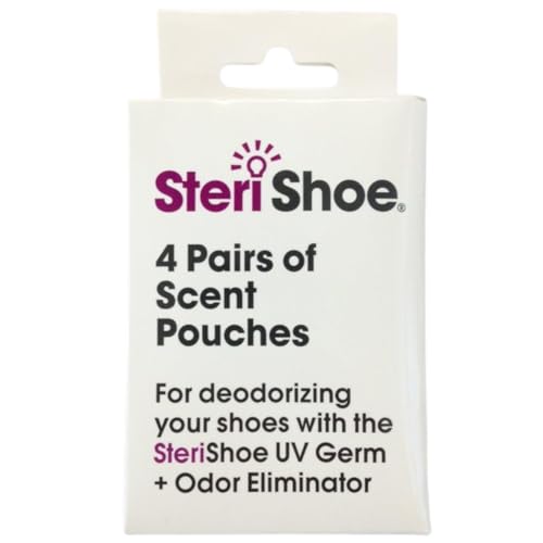 Scent Pouch for UV Shoe Sanitizers, Clean Fragrance Shoe Freshener | Reusable fragrance pouch adds a clean scent during compatible sanitizer cycles and freshens footwear between wears.