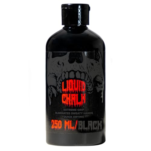 Zone Athletics Premium Liquid Chalk for Powerlifting, Climbing, Weightlifting - color: Black (8 oz)