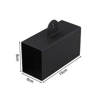 Duty Hand Grip Training Block With Buckle Attachment Spring Steel Construction For Cable Machine Pulley System Weight Training Exercise Equipment(Square 8x6cm) - color: Square 8x6cm