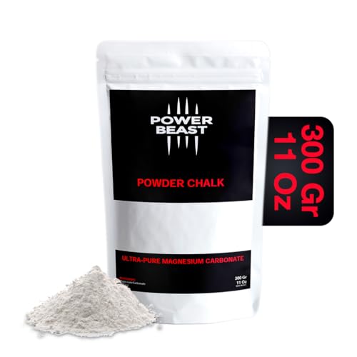 Powder Chalk Gym 300 Gr-10.58 Oz, Gym Chalk, Magnesium Carbonate for Better Grip, Weightlifting, Rock Climbing, Gymnastics, Bouldering, Weightlifting, Pool Billiards.