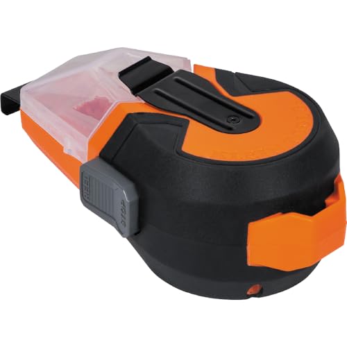 Klein Tools CHLK50R Chalk Line Tool, 50-Foot Auto-Retracting Reel, Mess-Free Refill, Includes 1.2-Oz Red Chalk - color: Red, style: Red Auto Retracting