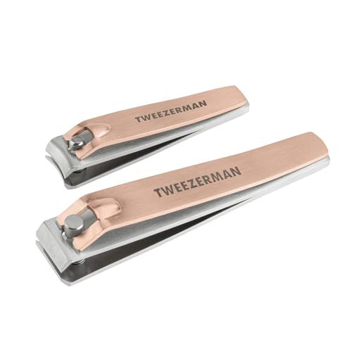 Tweezerman Stainless Steel Nail Clipper Combo Set with 3 Nail Files Neon - color: Stainless Steel W/Nail Files