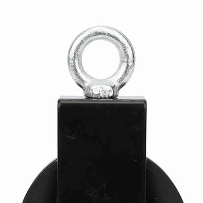 Fitness Equipment Bracket Pulley Mute Hanging Wheel DIY Support PP Iron Plate Wheel Set