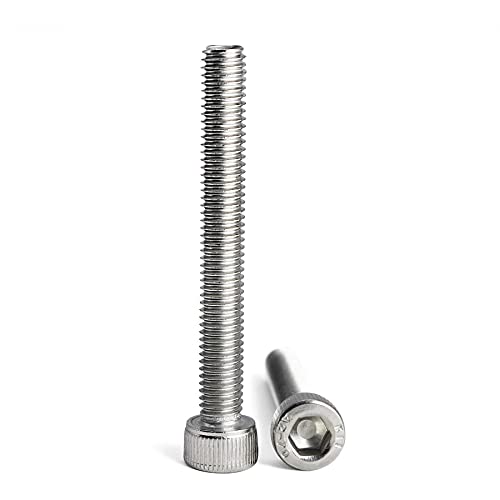 M6 x 30/35/ 40/45/ 50mm Socket Head Screws M6 Bolts 304 Stainless Steel Machine Metric Hex Socket Screw, 50PCS - size: M6 x 30/35/40/45/50mm
