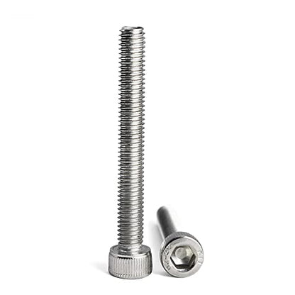 M6 x 30/35/ 40/45/ 50mm Socket Head Screws M6 Bolts 304 Stainless Steel Machine Metric Hex Socket Screw, 50PCS - size: M6 x 30/35/40/45/50mm