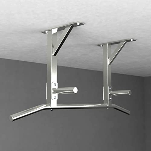 Fitness Equipment Wall Mounted Pull Up Bar, Space Saving Ceiling Stainless Steel Fitness Horizontal Bar, Home Gym Strength Training Bar, Load 661 LB
