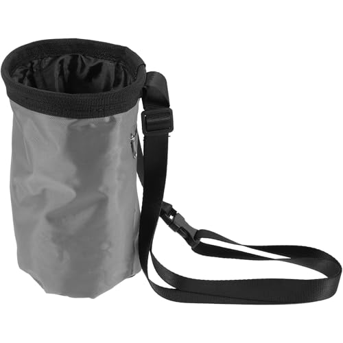 TOYANDONA Portable Rock Climbing Chalk Bag with Anti-Slip Wear-Resistant Oxford Fabric and Fleece, Sturdy Outdoor Mountaineering Powder Bag for Climbers and Bouldering Enthusiasts