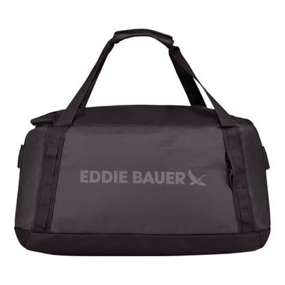 Eddie Bauer Maximus Duffel Bag 40L and 70L | Hiking | Outdoor | Travel | Lightweight | Weather-Resistant | Durable | Rugged - color: Black, size: 40L