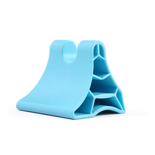 Trigger Point Massage Tool, Handheld Deep Tissue Manual Massager for Neck, Shoulders, Back & Feet, 3-Edge Pressure Point Design, Portable (Blue)