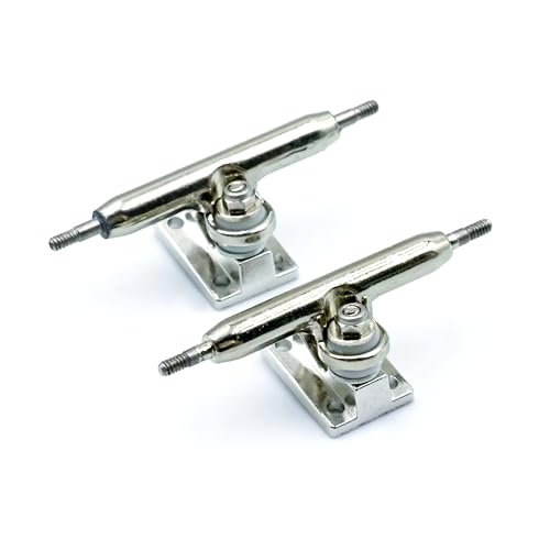 A1 Pro Fingerboard Trucks 36mm 34mm 32mm with New Base and Pivot Cup (32mm Chrome) - color: 32mm Chrome