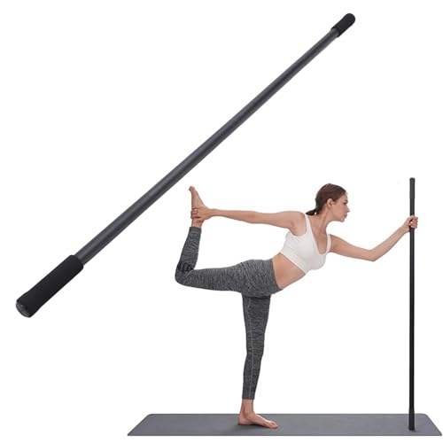 Yoga Stick Adjustable Stretching Mobility Exercise Stick Sturdy Steel Multi Functional Fitness Equipment for Yoga Enthusiasts Physical Therapy High Grade Steel 4PCS