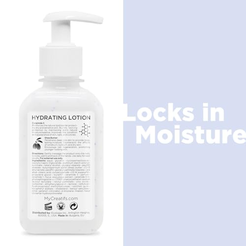 Hydrating Lotion for Dry Hands, Nails, and Cuticles, 8.5 fl. oz., Daily Moisturizing Skincare for Soft, Sensitive Skin with Shea Butter and Ceramides - size: 8.5 Fl Oz (Pack of 1)