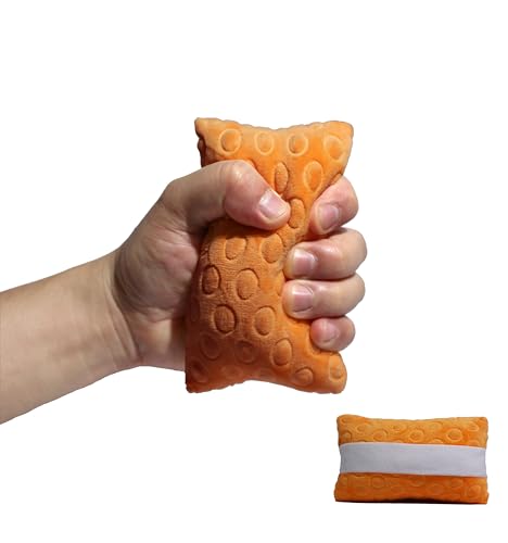Stroke Patients for Hand Contracture Cushions Relief- Adjustable Palm Protector with Anti-Slip Grip Comfort Pillow Design, Reusable Hand Brace for Arthritis,Spasticity Post-Surgery Recovery for Men Women(Orange) - color: Orange