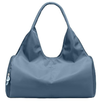 Forestfish Yoga Gym Bag For Women With Shoes Compartment & Wet Dry Storage Pockets Lightweight Duffel Bag, Navy - color: Navy
