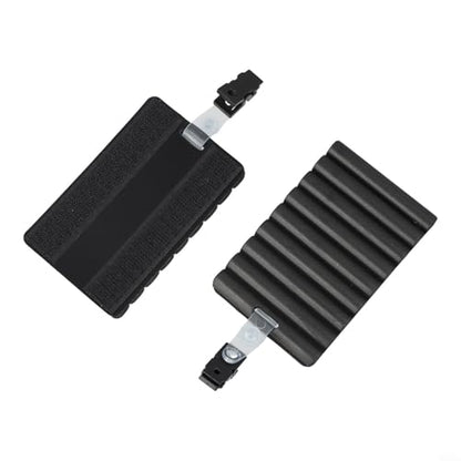 Fly Fishing Bait Hanging Board, Eva Foam Hook Storage Card With Clamp For Clothes And Backpacks, Wear-Resistant Fly Tying Tool For Anglers, Black, 2-Pack