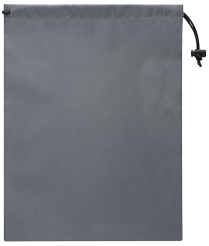 PALTERWEAR Drawstring Bag with Toggle - Nylon Cinch and Ditty Pouch Six-Pack (Gray, 9 x 12 Inch, Set of 6) - color: Gray, size: 9 x 12 Inch