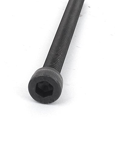 uxcell M5x60mm Hex Bolt Socket Head Cap Machine Screws Fasteners Black 20Pcs - size: M5 x 60mm