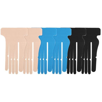 Precut Kinesiology Tape for Hand & Wrist Support, 3 Pairs Breathable Waterproof Kinesiology Recovery Tapes Finger Joint Support Tape, Hypoallergenic Latex-Free Elastic Athletic Tapes for Carpal Tunnel
