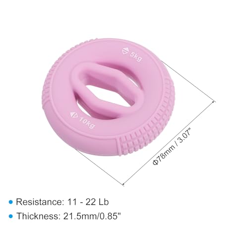 uxcell Hand Grip Strengtheners, Grip Strength Training for Rock Climbing - color: Pink