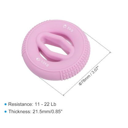 uxcell Hand Grip Strengtheners, Grip Strength Training for Rock Climbing - color: Pink