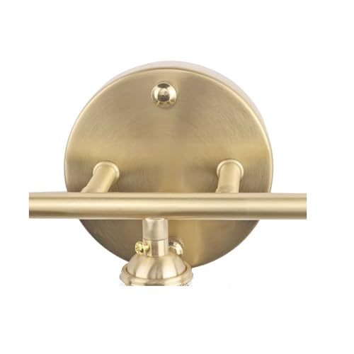 Shenmoyl Bronze Base Fittings for Connecting walls to 2-Light Wall Light - size: 2-Light Base-Brass