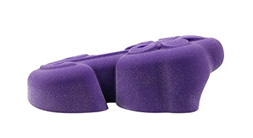 Atomik Rock Climbing Holds XL Screw-On Flower in Bright Purple