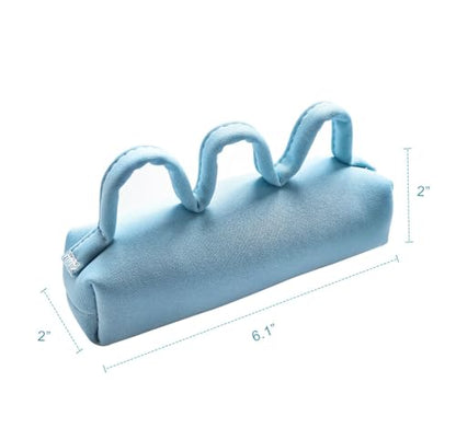 Palm Grip Protector, Hand Contracture Cushion with Finger Separator, (2 Pack) Finger Therapy and Hand Exercisers for Stroke, Arthritis, Parkinson Dementia