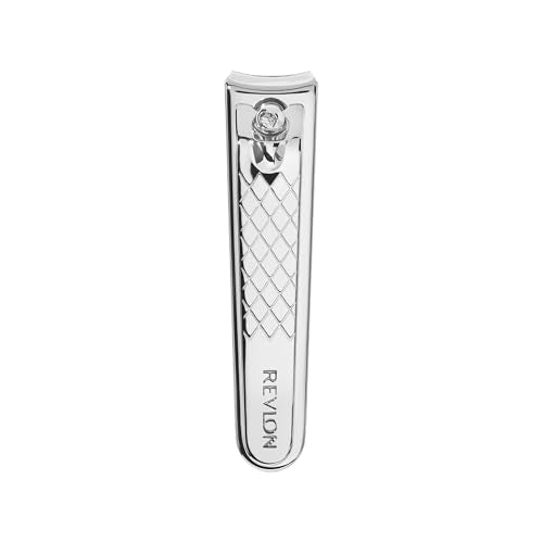 Revlon Compact Nail Clipper, Small Mini Design, Perfect for Travel, Use to Trim Fingernails and Toenails, Stainless Steel, 1 Count - size: 1 Count (Pack of 1)
