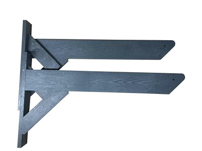 ReRackiT - Outdoor or Indoor Wall Mounted Kayak Rack, SUP Rack, Canoe Rack - Stackable - size: 2 Rack (For Canoes)