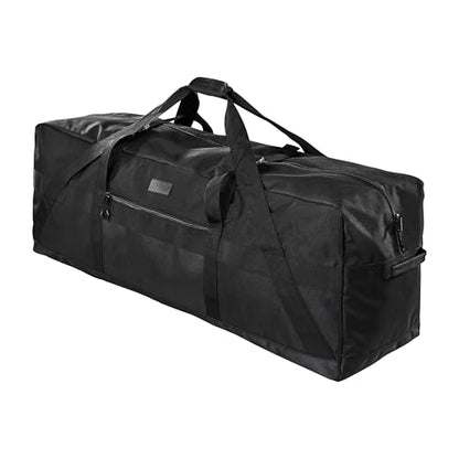 Fitdom 123L 42" Heavy Duty Extra Large Duffle | Upgrade Zipper, Durable and Water Resistant, Camping Bag, Travel Storage, Tent Storage, Sports Equipment Bag, Coaches