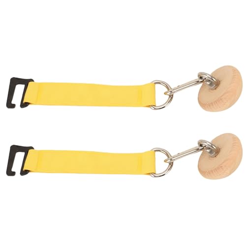 Naroote Pull Up Grip Ball, Wood Half Sphere Rock Climbing Holds for Strength Training, Durable Beech Wood Iron Faux Nylon Portable 75mm, Ideal for Home Gym Workout