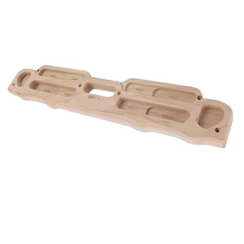 SUNGOOYUE Hangboard Wooden Rock Climbing Fingerboard for Pull Up and Hanging Training, Premium Wood with Smooth Finish, Easy Installation for Home Gym Climbing Wall or Doorway