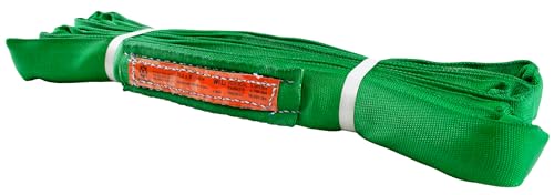 Power Lift PL2x8' Green Polyester Round Sling (5,300 lb. Vertical Capacity)| Various Sizes in Listing | Kennedy Wire Rope & Sling Co. | Proudly Manufactured in the USA - color: Green (PL2) - Vertical Capacity: 5,300 lbs., size: PL2x8'
