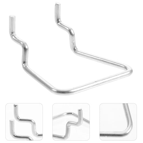 5Pcs Metal Pegboard Hooks Premium Iron Tool Organizer Pegboard Cup Holder for Garage Workshop Office Storage Accessories Rust-Resistant Tool Hanging Board