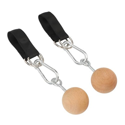 Tbest Pull Up Ball Grip, 1 Pair Anti Slip Rock Climbing Versatile Climbing Ball Hold Grip Strength Training Attachment with Strap for Strength Training Fitness